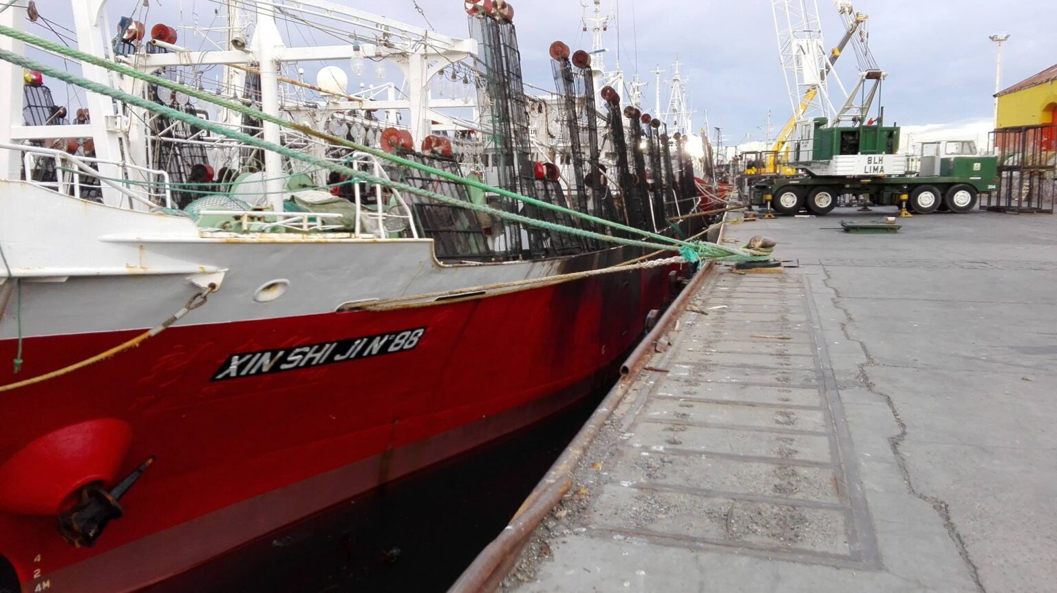 La pesquera china Fénix Internacional compromete descargar sus poteros en Santa Cruz