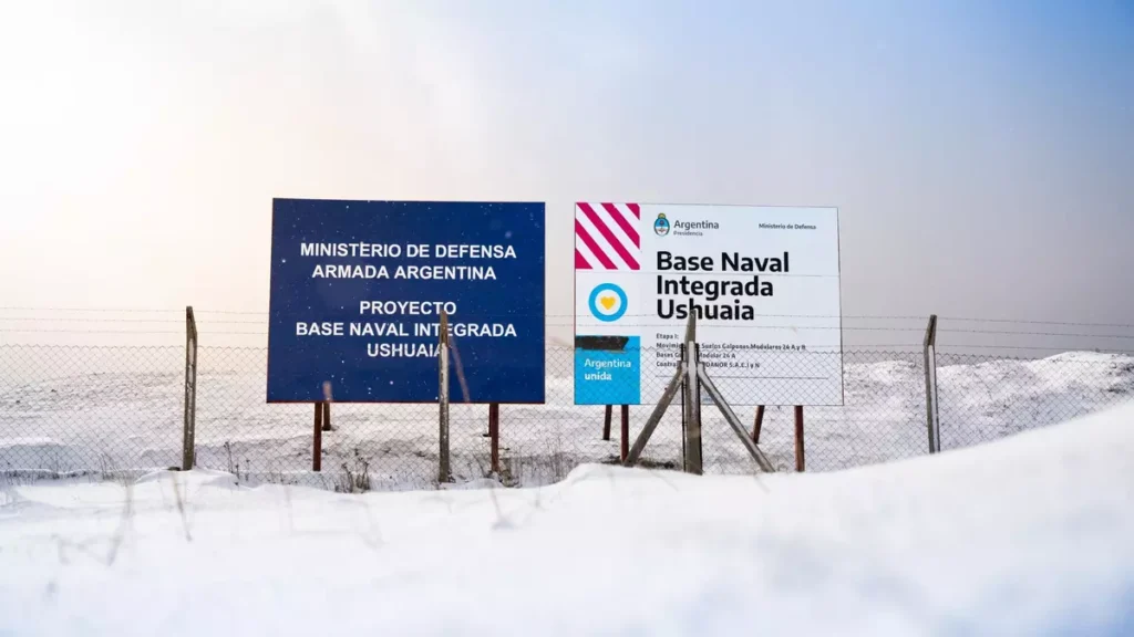Malvinas: Argentina acelera la construcción de la Base Naval en Ushuaia